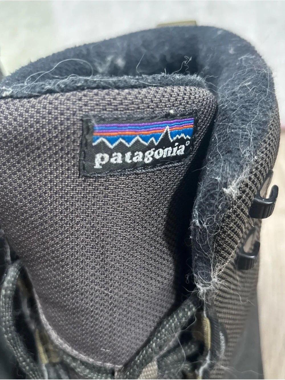 Patagonia Black and Blue Insulated Lace-Up Boot